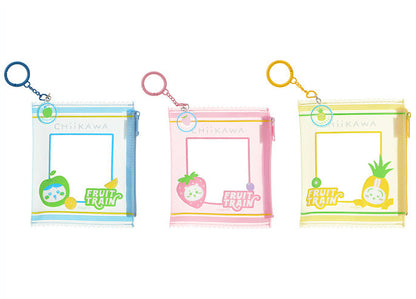 ChiiKawa X Miniso Fruit Market Series | ChiiKawa Hachiware Usagi Fruit Style Transparent Plastic Doll Bag Keychain - Kawaii Items Room Decoration