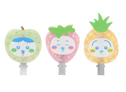 ChiiKawa X Miniso Fruit Market Series | ChiiKawa Hachiware Usagi in Fruit Cute Icon Hair Clip Pair - Kawaii Items Room Decoration