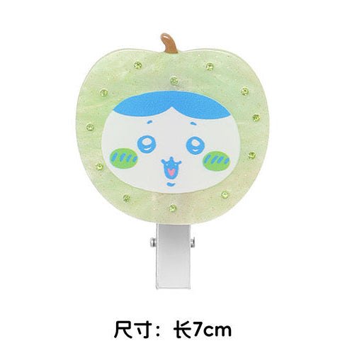 ChiiKawa X Miniso Fruit Market Series | ChiiKawa Hachiware Usagi in Fruit Cute Icon Hair Clip Pair - Kawaii Items Room Decoration