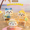 ChiiKawa X HaiNan Limited Series | ChiiKawa Hachiware Usagi Enjoy Holiday on Beach Cute Plush Doll - Kawaii items Room Decoration Doll