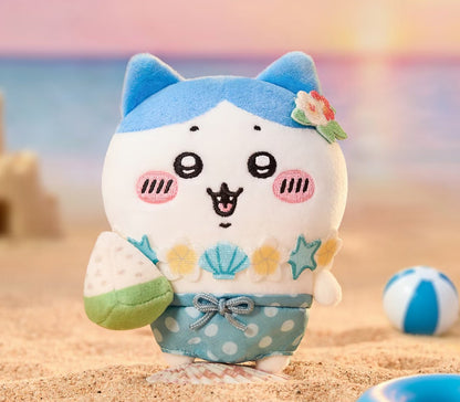ChiiKawa X HaiNan Limited Series | ChiiKawa Hachiware Usagi Enjoy Holiday on Beach Cute Plush Doll - Kawaii items Room Decoration Doll