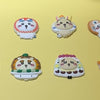 [Pre-order] ChiiKawa ChiiKawa Days Shanghai Limited Series Blind Box | ChiiKawa Hachiware Usagi Momonga Kurimanju Rakko Shisa Crab in Different Food Costume Cute Fridge Magnet Blind Box - Kawaii items Room Decoration