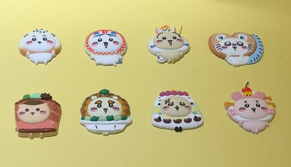 [Pre-order] ChiiKawa ChiiKawa Days Shanghai Limited Series Blind Box | ChiiKawa Hachiware Usagi Momonga Kurimanju Rakko Shisa Crab in Different Food Costume Cute Fridge Magnet Blind Box - Kawaii items Room Decoration