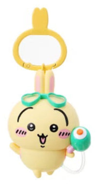 ChiiKawa X Miniso Hot Summer Series | ChiiKawa Hachiware Usagi Momonga Kurimanju Rakko Shisa Playing Water Gun Cute Plastic Doll Keychain - Kawaii Items Room Decoration Doll
