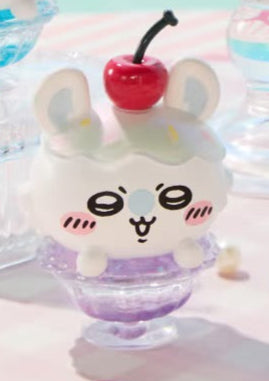 ChiiKawa X Miniso Hot Summer Series | ChiiKawa Hachiware Usagi Momonga Kurimanju Rakko In Dessert Cup Cute Plastic Doll - Kawaii Items Room Decoration Doll