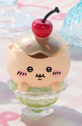ChiiKawa X Miniso Hot Summer Series | ChiiKawa Hachiware Usagi Momonga Kurimanju Rakko In Dessert Cup Cute Plastic Doll - Kawaii Items Room Decoration Doll