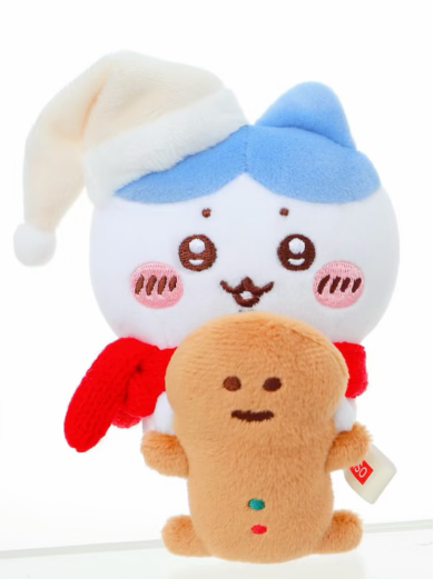 ChiiKawa X Miniso White Christmas Series | ChiiKawa Hachiware Usagi Momonga Christmas Style Computer Screen Monitor Desktop Plush Doll - Kawaii Items Room Decoration doll