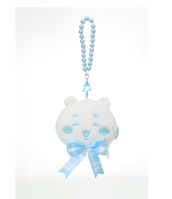 ChiiKawa X Miniso White Christmas Series | ChiiKawa Hachiware Usagi Momonga Cute Icon Plush Doll Small Pouch Keychain - Kawaii Items Room Decoration doll