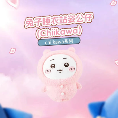 ChiiKawa X Miniso | ChiiKawa Hachiware Usagi Pajamas Plush Doll - 30cm Kawaii items Room Decoration doll