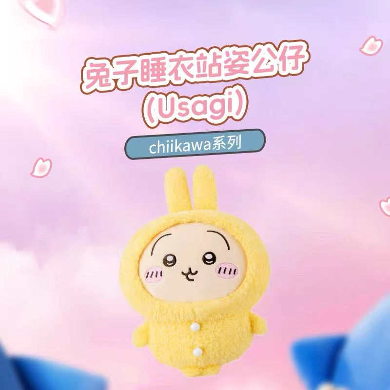 ChiiKawa X Miniso | ChiiKawa Hachiware Usagi Pajamas Plush Doll - 30cm Kawaii items Room Decoration doll