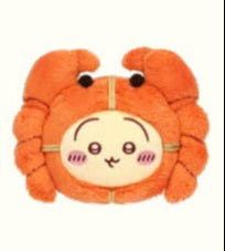 ChiiKawa Shanghai Limited | ChiiKawa Hachiware Usagi Wearing Chinese Mitten Crab Costume Cute Plush Doll Keychain - Kawaii items Room Decoration Doll
