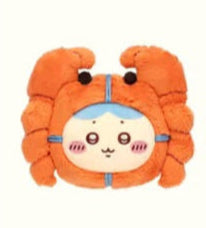 ChiiKawa Shanghai Limited | ChiiKawa Hachiware Usagi Wearing Chinese Mitten Crab Costume Cute Plush Doll Keychain - Kawaii items Room Decoration Doll