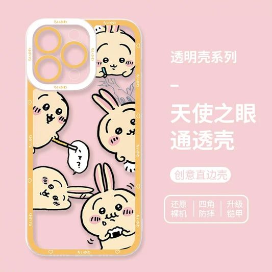 Japanese Cartoon Chiikawa | Full Usagi Fun - iPhone Case PLUS SE2 XS XR X 11 12 13 14 15 16 17 Pro Promax 12mini 13miniKawaiiGiftLand
