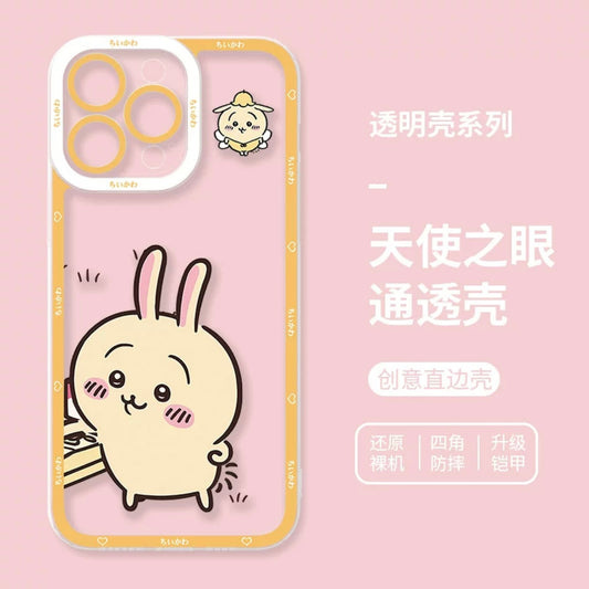 Japanese Cartoon Chiikawa | Usagi Shopping - iPhone Case PLUS SE2 XS XR X 11 12 13 14 15 16 17 Pro Promax 12mini 13miniKawaiiGiftLand