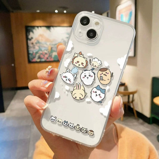 Japanese Cartoon Chiikawa | Falling from Sky - iPhone Case PLUS SE2 XS XR X 11 12 13 14 15 16 17 Pro Promax 12mini 13miniKawaiiGiftLand