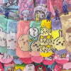 ちいかわ キャラクター ショートブーツソックス | かわいいカラフルなコミックスタイル - ちいかわ ハチワレ うさぎ モモンガ くりまんじゅう