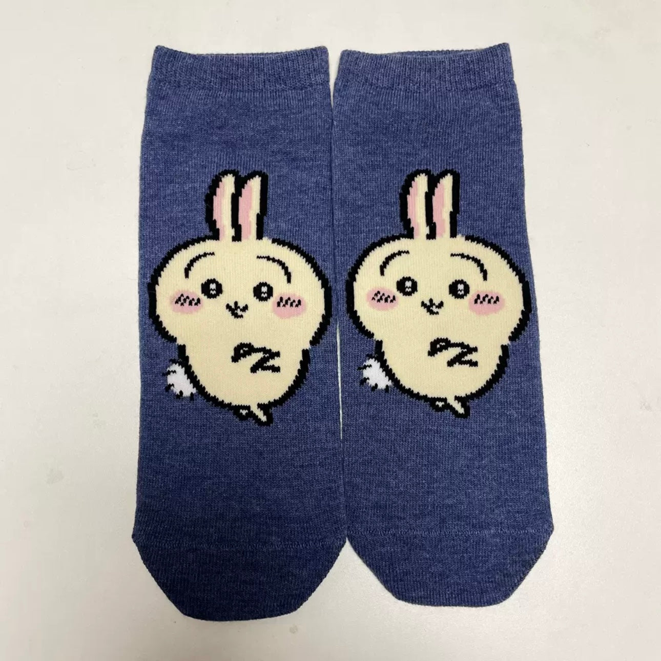 Japanese Cartoon Chiikawa Short Boot Socks | Cool Tone Casual Comic Style - Usagi