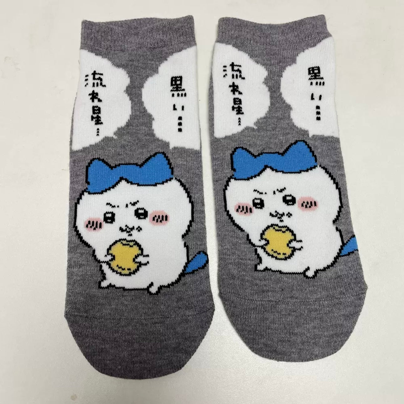 Japanese Cartoon Chiikawa Short Boot Socks | Cool Tone Casual Comic Style - Chiikawa Hachiware Hello Kitty