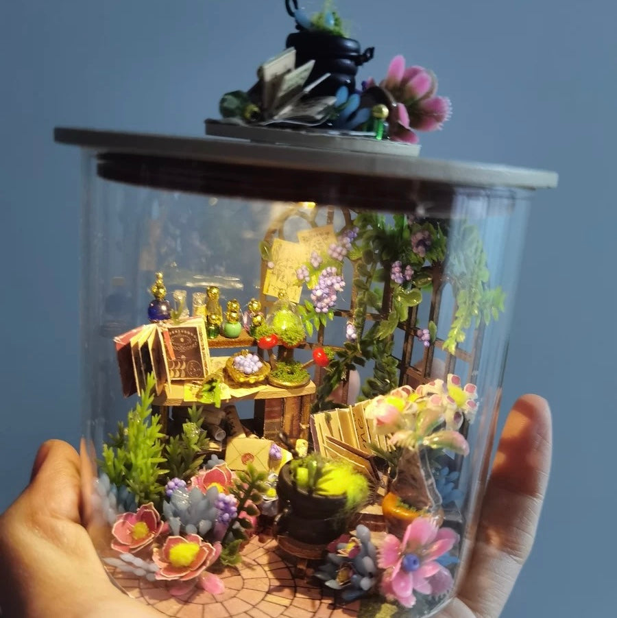 Craft Kits Dream Bottle Series | Magic World - DIY Handmade Mini World Miniature Gift Magic School