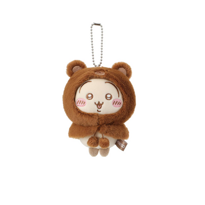 [Pre-order] ChiiKawa X Miniso Fluffy Bear Series | ChiiKawa Hachiware Usagi Momonga Kurimanju Rakko Shisa Crab Cute Fluffy Bear Cloak Plush Doll Keychain - Kawaii Items Room Decoration Doll