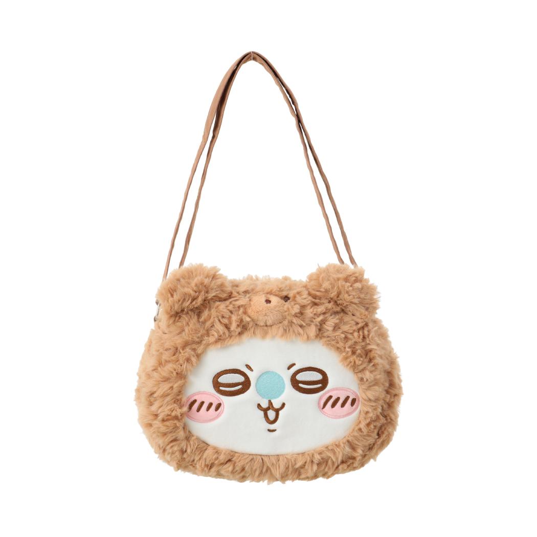 ChiiKawa X Miniso Fluffy Bear Series | ChiiKawa Hachiware Usagi Momonga Fluffy Bear Cute Plush Doll Crossbody Bag - Kawaii Items Room Decoration