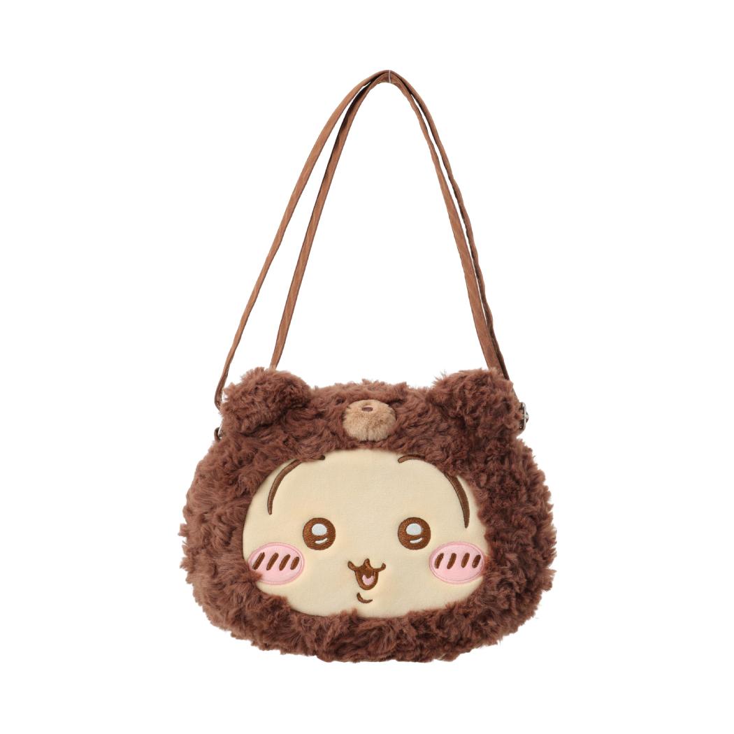 ChiiKawa X Miniso Fluffy Bear Series | ChiiKawa Hachiware Usagi Momonga Fluffy Bear Cute Plush Doll Crossbody Bag - Kawaii Items Room Decoration
