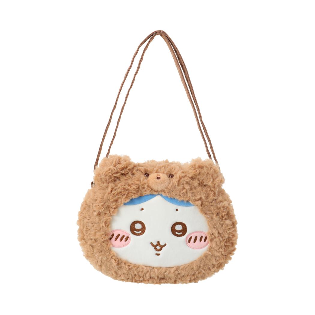 [Pre-order] ChiiKawa X Miniso Fluffy Bear Series | ChiiKawa Hachiware Usagi Momonga Fluffy Bear Cute Plush Doll Crossbody Bag - Kawaii Items Room Decoration