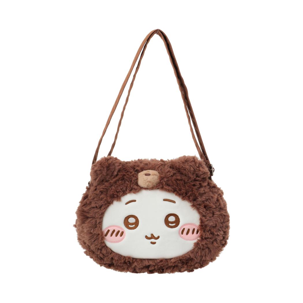 [Pre-order] ChiiKawa X Miniso Fluffy Bear Series | ChiiKawa Hachiware Usagi Momonga Fluffy Bear Cute Plush Doll Crossbody Bag - Kawaii Items Room Decoration
