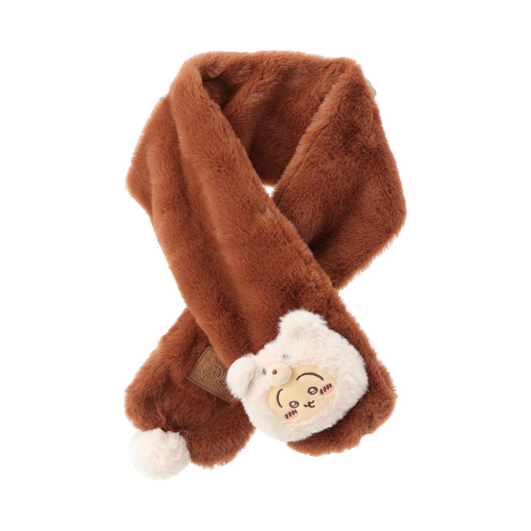 [Pre-order] ChiiKawa X Miniso Fluffy Bear Series | ChiiKawa Hachiware Usagi Fluffy Bear Cute Icon Cotton Scarf - Kawaii Items Room Decoration