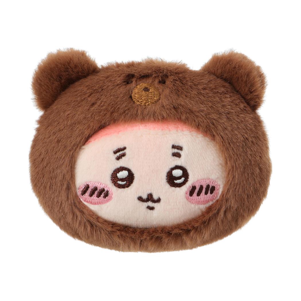 [Pre-order] ChiiKawa X Miniso Fluffy Bear Series | ChiiKawa Hachiware Usagi Momonga Kurimanju Rakko Shisa Crab in Fluffy Bear Plush Icon Badge - Kawaii Items Room Decoration