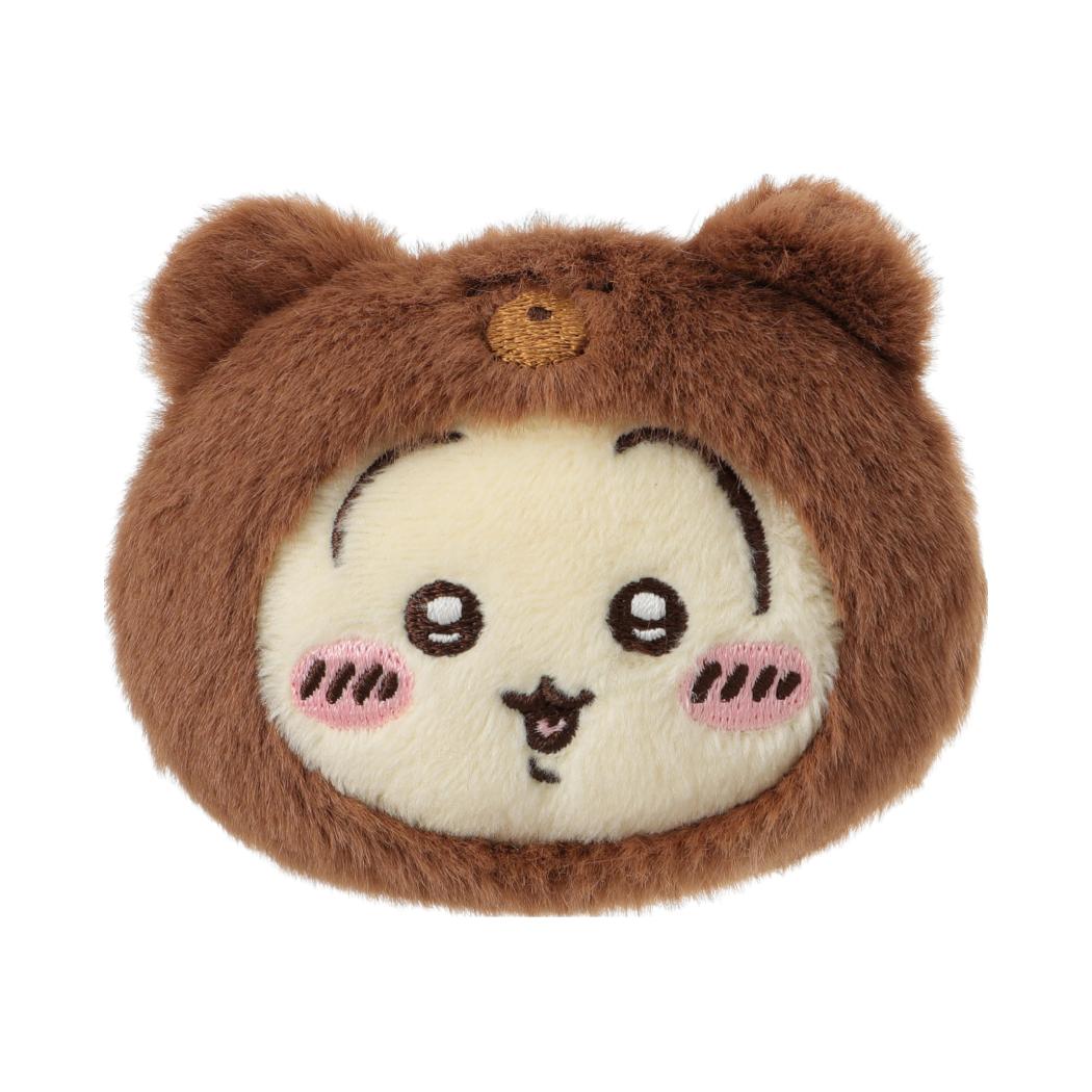[Pre-order] ChiiKawa X Miniso Fluffy Bear Series | ChiiKawa Hachiware Usagi Momonga Kurimanju Rakko Shisa Crab in Fluffy Bear Plush Icon Badge - Kawaii Items Room Decoration