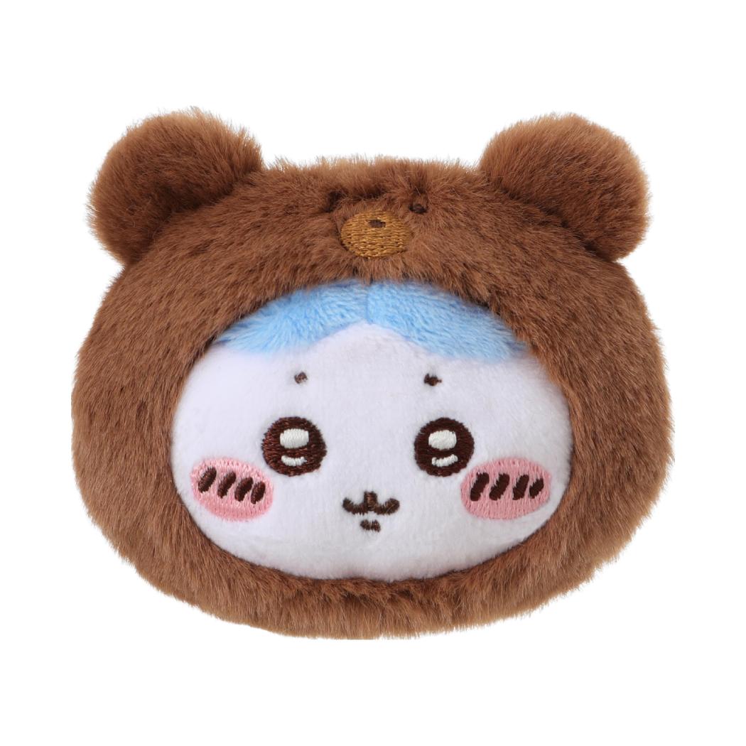 [Pre-order] ChiiKawa X Miniso Fluffy Bear Series | ChiiKawa Hachiware Usagi Momonga Kurimanju Rakko Shisa Crab in Fluffy Bear Plush Icon Badge - Kawaii Items Room Decoration