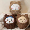 ちいかわXminisoふわふわくまさんシリーズ｜ちいかわ ハチワレ うさぎ ふわふわくまさん着ぐるみ キュートビッグぬいぐるみ - かわいいアイテム お部屋の装飾人形