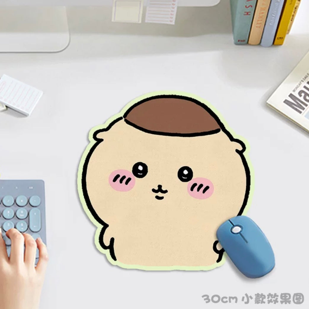 Japanese Cartoon Chiikawa Mouse Pad | Momonga Kurimanju Rakko Crab - 3 Size can Custom Made