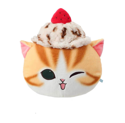 Miniso X Mofusand Ice Cream Series | Ice Cream on Mofusand Cat Cute Plush Doll Cushion - Kawaii items Room Decoration Doll