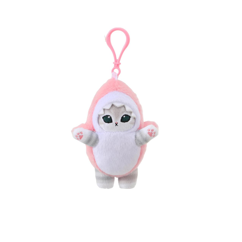 Miniso X Mofusand Ice Cream Special Colour Series | Mofusand Cat in Shark Costume Plush Doll Keychain - Kawaii items Room Decoration Doll