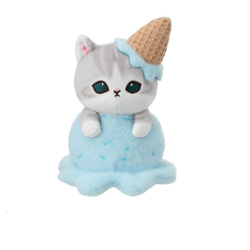 Miniso X Mofusand Ice Cream Series | Mofusand Cat in Ice Cream Cup Costume Cute Plush Doll Decoration  - Kawaii items Room Decoration