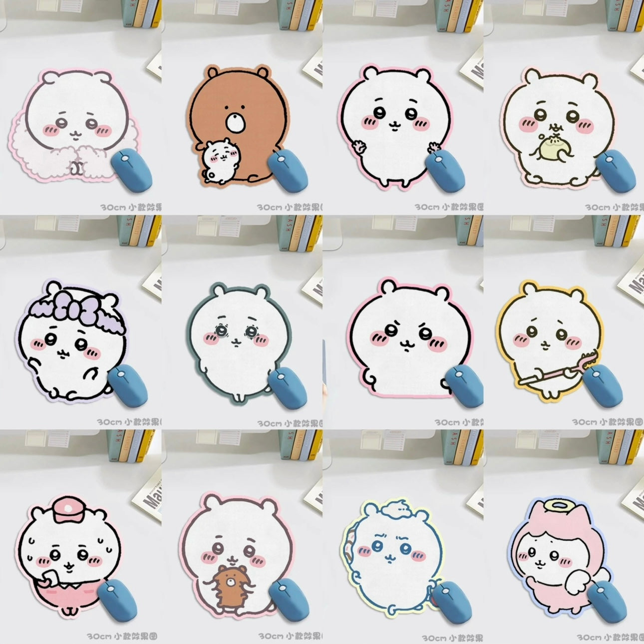 Japanese Cartoon Chiikawa Mouse Pad | Chiikawa Part 2 - 3 Size can Custom Made