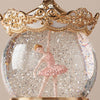Valentine’s Day Crystal Ball Music Box | Ballet Teddy Bear Merry Go Round Carousel - with LED Night Light with Bluetooth Gift