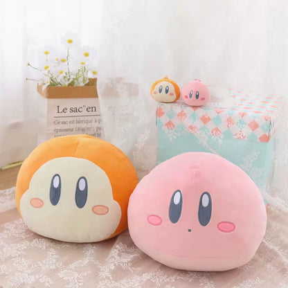 Japanese Cartoon Kirby | Kirby and Waddle Dee Plush Doll Cushion and Keychain - Kawaii items Room Decoration doll