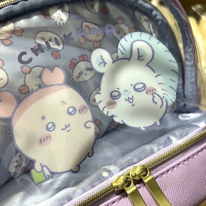 Japanese Cartoon Chiikawa Make Up Purse Bag | ChiiKawa Hachiware Usagi Momonga Crab - Kawaii Little Bag Girl Gift