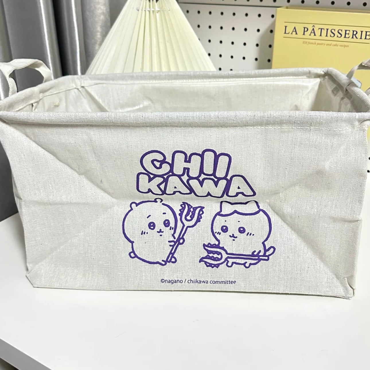 Japanese Cartoon ChiiKawa Cloth Fabric Storage Fold Basket | ChiiKawa Hachiware - Kawaii Room Decoration items Cute Things KawaiiGiftLand