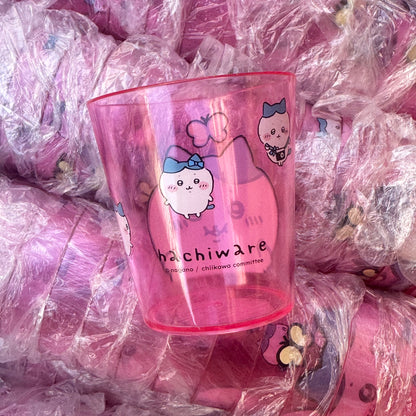 Japanese Cartoon ChiiKawa Colourful Plastic Cup | ChiiKawa Hachiware Usagi - Kawaii Room Decoration items Cute Things