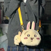 Japan ChiiKawa Head Plush Shoulder Bag  | Usagi - 15cm Plush Head Kawaii Style