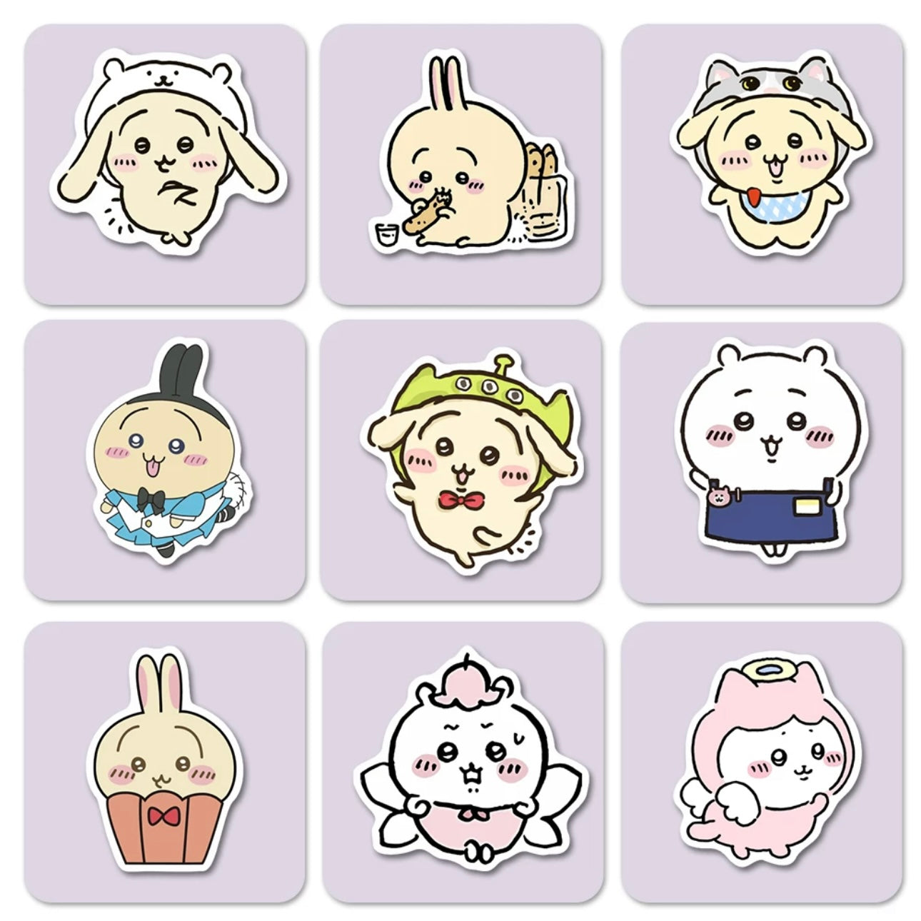 Japanese Cartoon ChiiKawa | Funny Daily Stickers Set - 200 Pieces Phone iPad Schedule Notebook