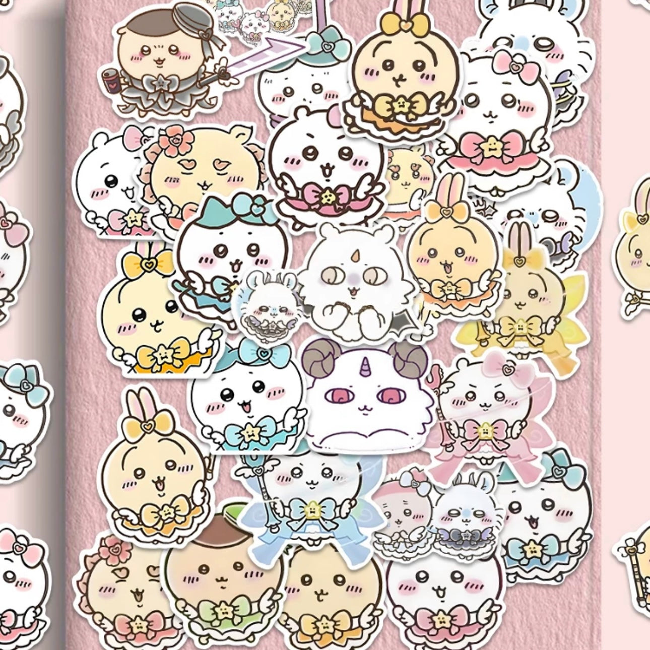 Japanese Cartoon ChiiKawa | Magic Girls Lovely Sticker Set - 52 Pieces