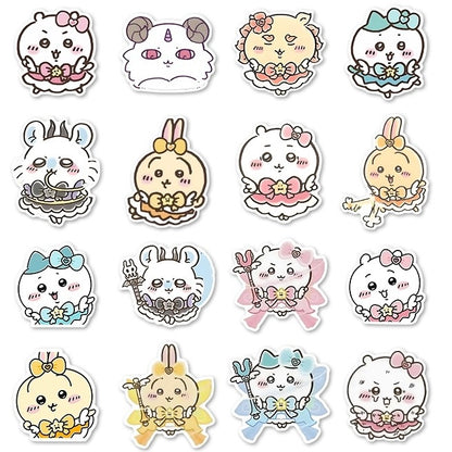 Japanese Cartoon ChiiKawa | Magic Girls Lovely Sticker Set - 52 Pieces