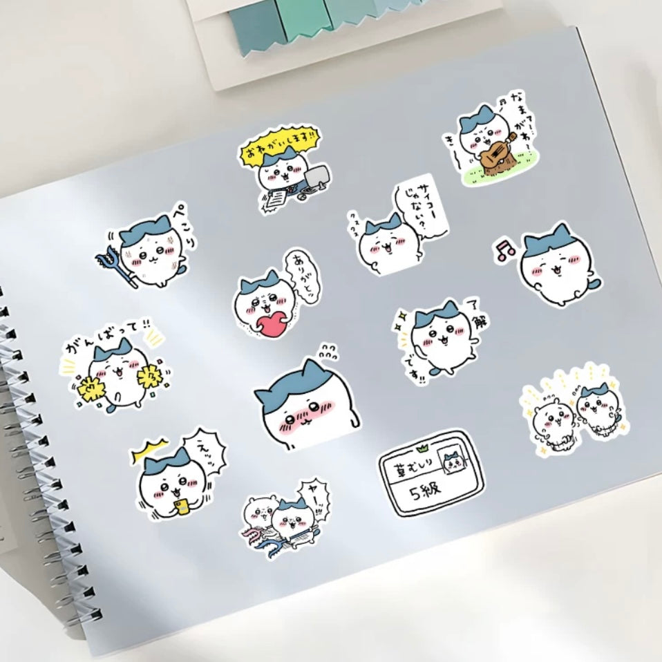 Japanese Cartoon ChiiKawa | Hachiware Sticker Set - 48 Pieces Phone iPad Schedule Notebook