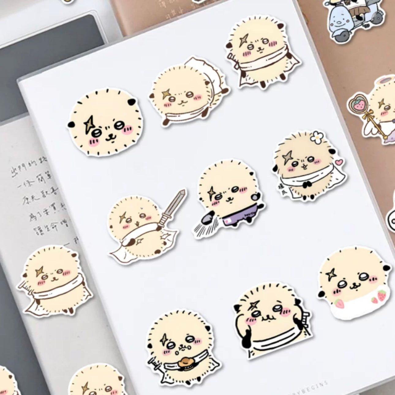 Japanese Cartoon ChiiKawa | Rakko Sticker Set - 46 Pieces Phone iPad Schedule Notebook