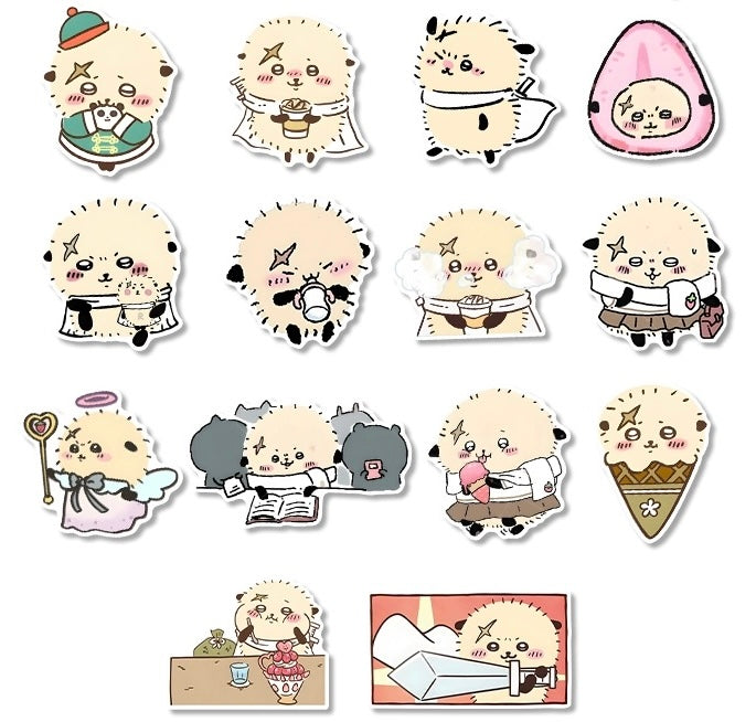 Japanese Cartoon ChiiKawa | Rakko Sticker Set - 46 Pieces Phone iPad Schedule Notebook